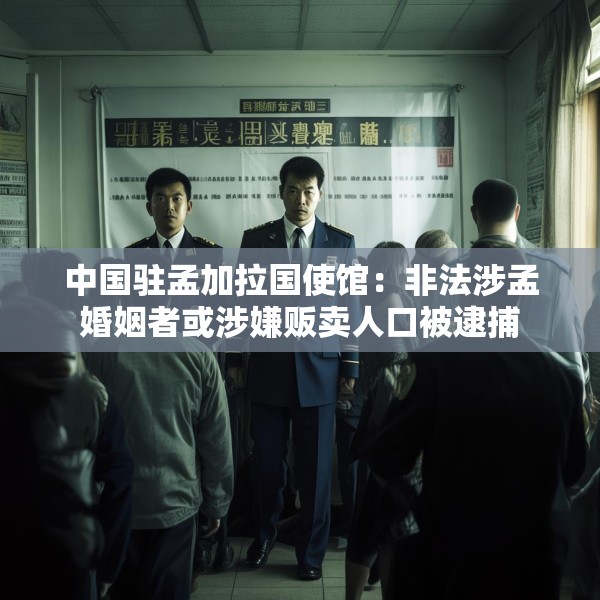 中国驻孟加拉国使馆：非法涉孟婚姻者或涉嫌贩卖人口被逮捕
