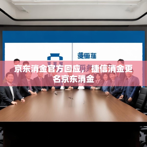 京东消金官方回应， 捷信消金更名京东消金