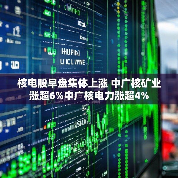 核电股早盘集体上涨 中广核矿业涨超6%中广核电力涨超4%