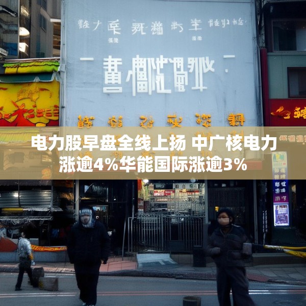 电力股早盘全线上扬 中广核电力涨逾4%华能国际涨逾3%