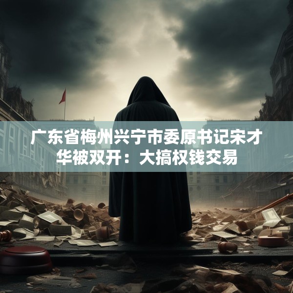广东省梅州兴宁市委原书记宋才华被双开：大搞权钱交易
