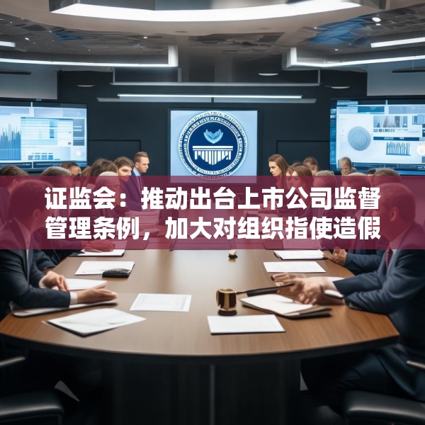 证监会：推动出台上市公司监督管理条例，加大对组织指使造假、资金占用等违法行为的打击力度