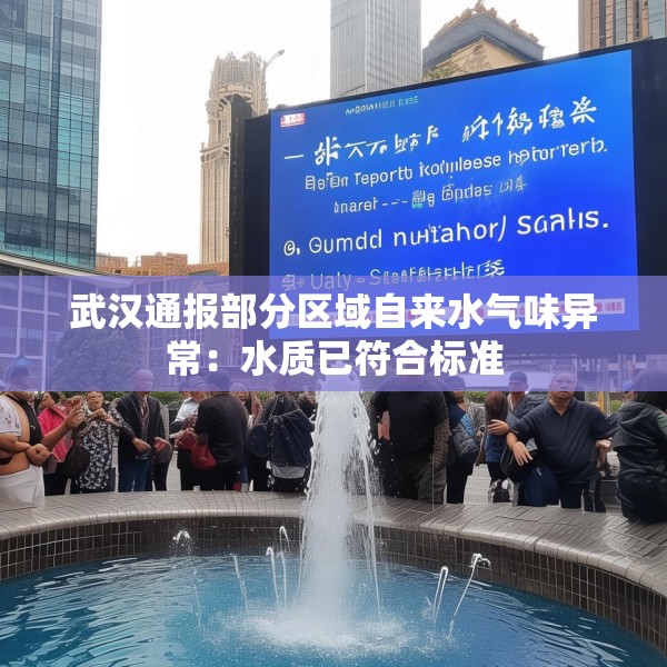 武汉通报部分区域自来水气味异常：水质已符合标准