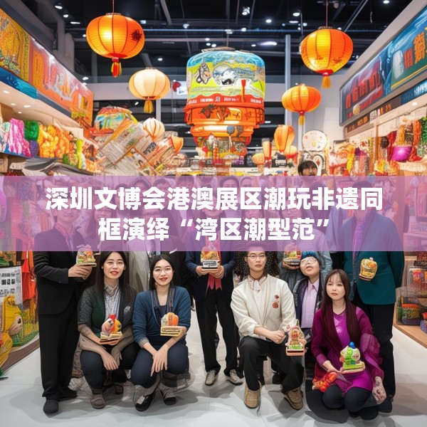 深圳文博会港澳展区潮玩非遗同框演绎“湾区潮型范”