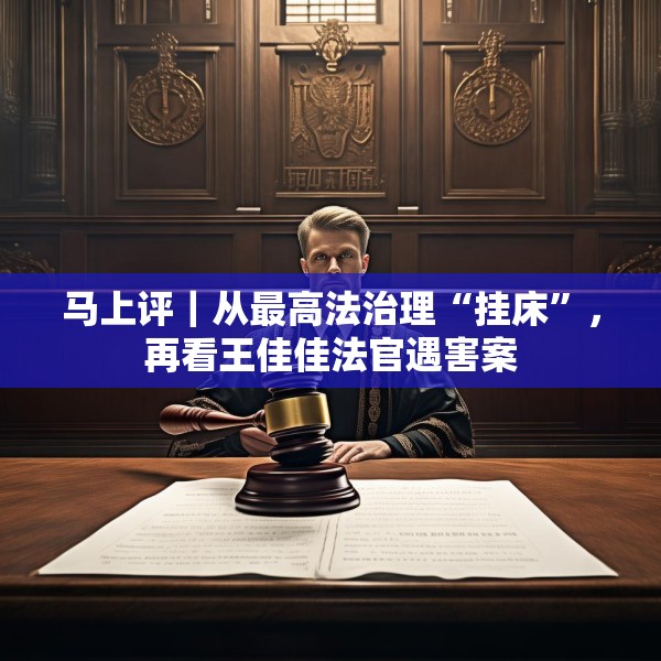 马上评｜从最高法治理“挂床”，再看王佳佳法官遇害案