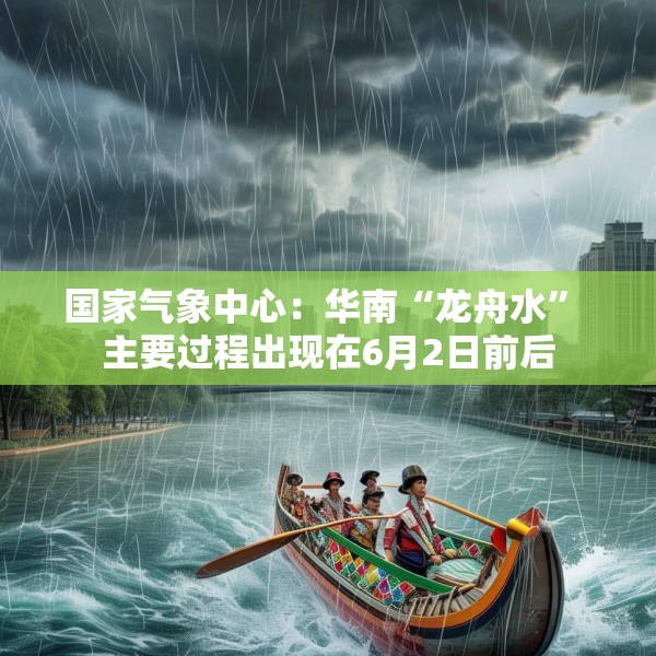 国家气象中心：华南“龙舟水” 主要过程出现在6月2日前后