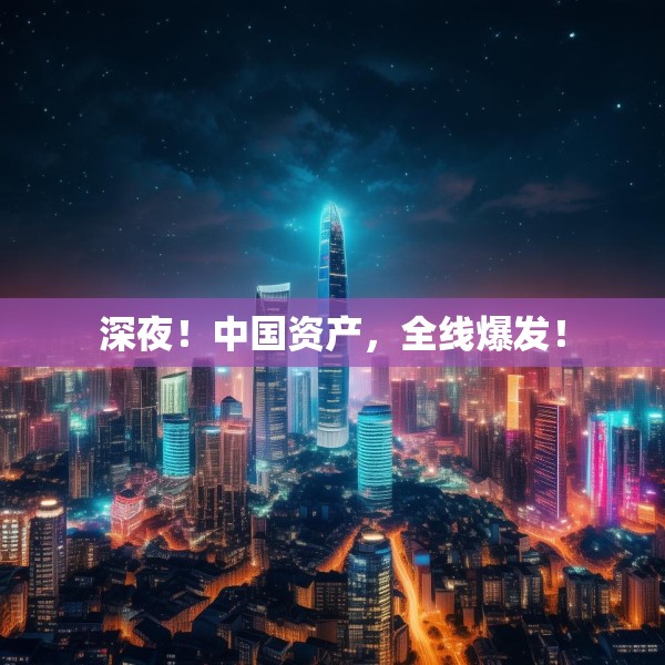 深夜！中国资产，全线爆发！