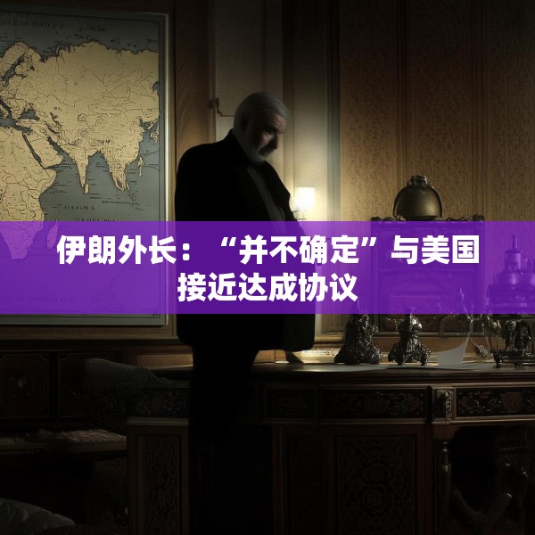 伊朗外长：“并不确定”与美国接近达成协议