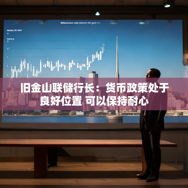 旧金山联储行长：货币政策处于良好位置 可以保持耐心
