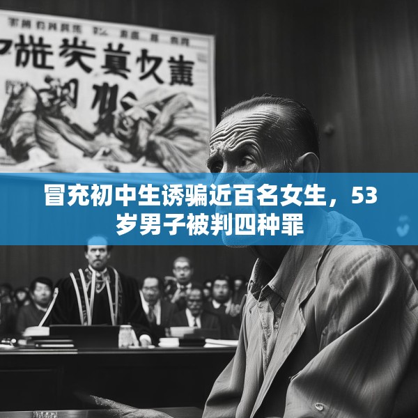 冒充初中生诱骗近百名女生，53岁男子被判四种罪