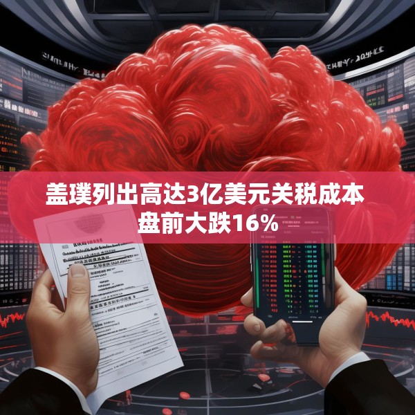盖璞列出高达3亿美元关税成本 盘前大跌16%