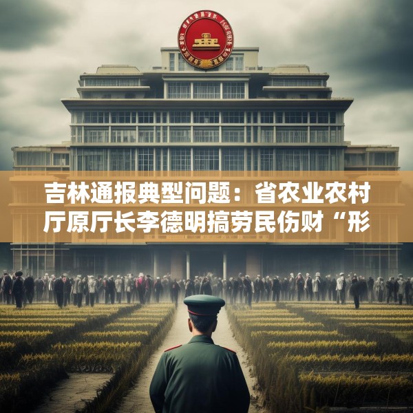 吉林通报典型问题：省农业农村厅原厅长李德明搞劳民伤财“形象工程”