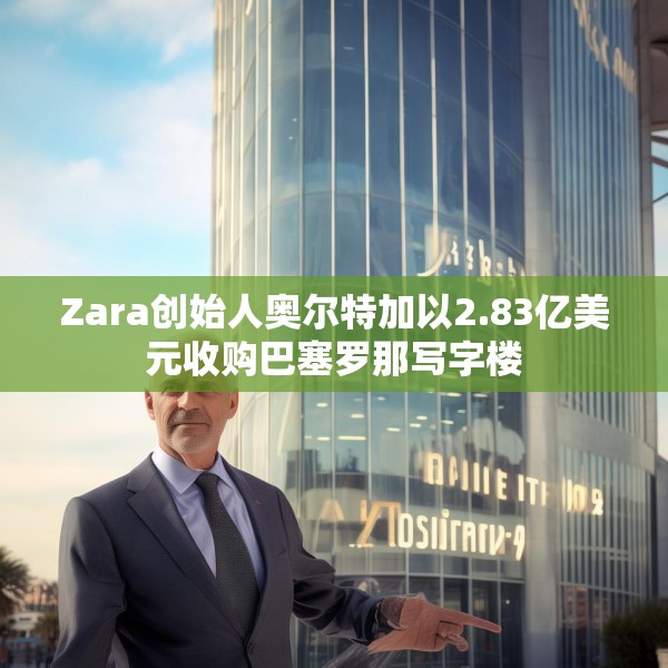 Zara创始人奥尔特加以2.83亿美元收购巴塞罗那写字楼
