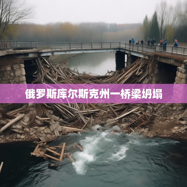 俄罗斯库尔斯克州一桥梁坍塌