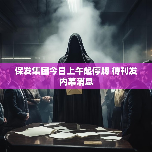 保发集团今日上午起停牌 待刊发内幕消息