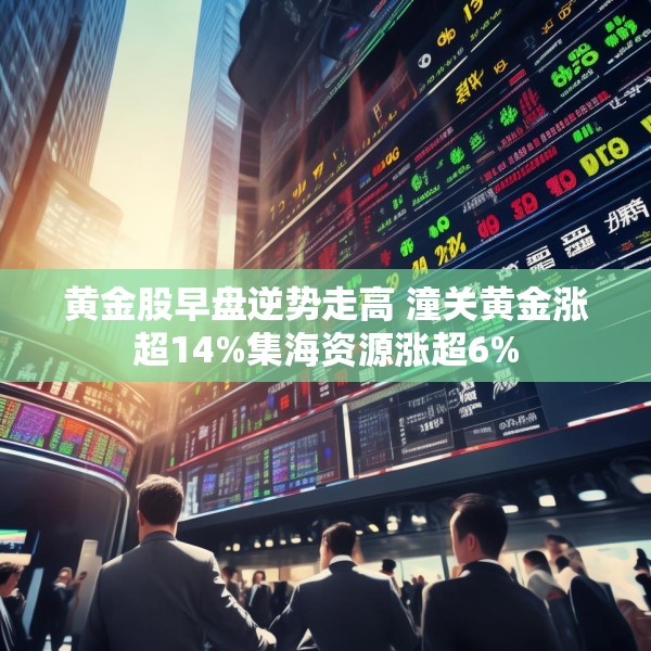 黄金股早盘逆势走高 潼关黄金涨超14%集海资源涨超6%