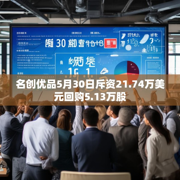 名创优品5月30日斥资21.74万美元回购5.13万股