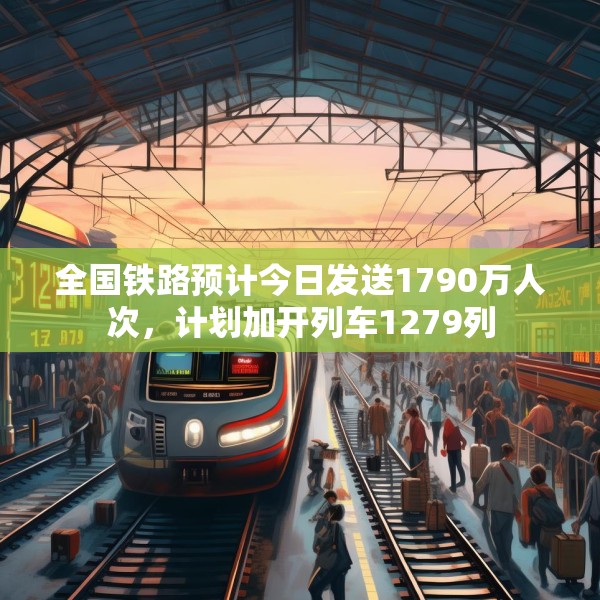 全国铁路预计今日发送1790万人次，计划加开列车1279列