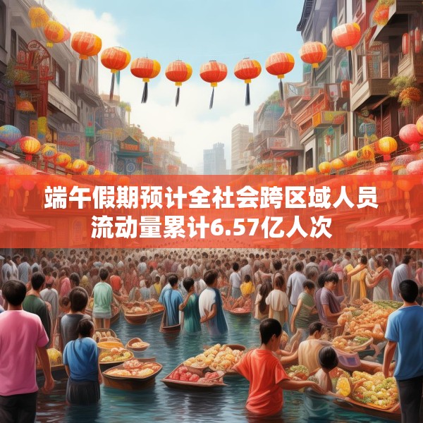 端午假期预计全社会跨区域人员流动量累计6.57亿人次