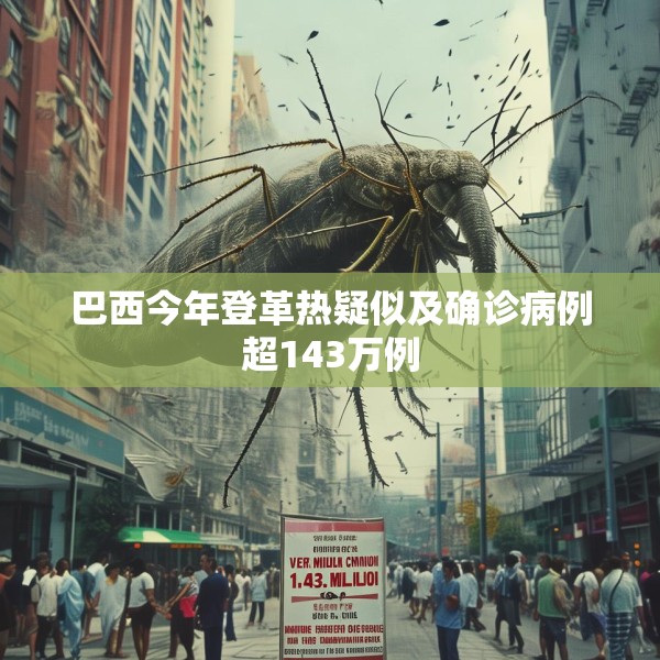 巴西今年登革热疑似及确诊病例超143万例