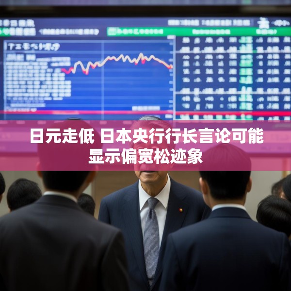 日元走低 日本央行行长言论可能显示偏宽松迹象