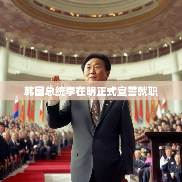 韩国总统李在明正式宣誓就职