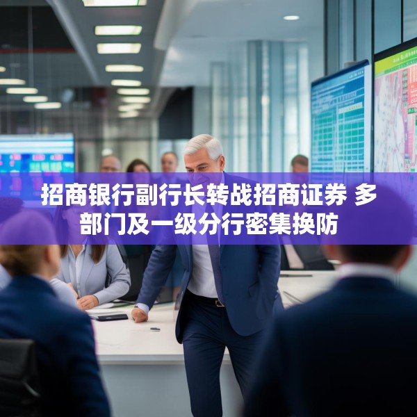 招商银行副行长转战招商证券 多部门及一级分行密集换防