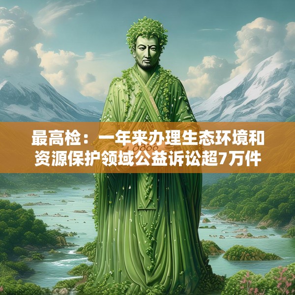 最高检：一年来办理生态环境和资源保护领域公益诉讼超7万件