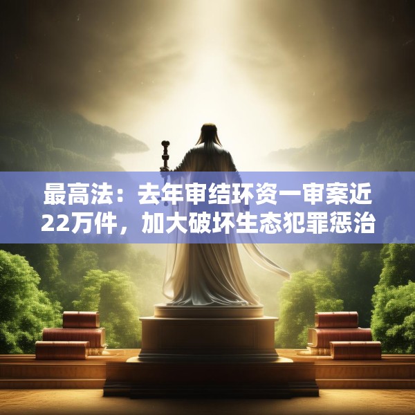 最高法：去年审结环资一审案近22万件，加大破坏生态犯罪惩治