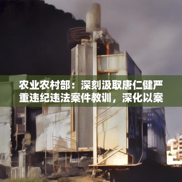 农业农村部：深刻汲取唐仁健严重违纪违法案件教训，深化以案促学促查促改