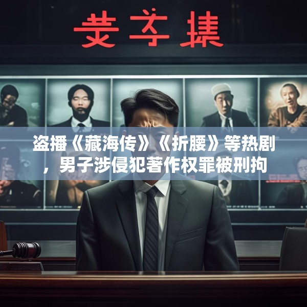盗播《藏海传》《折腰》等热剧，男子涉侵犯著作权罪被刑拘