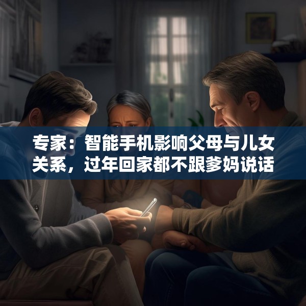 专家：智能手机影响父母与儿女关系，过年回家都不跟爹妈说话