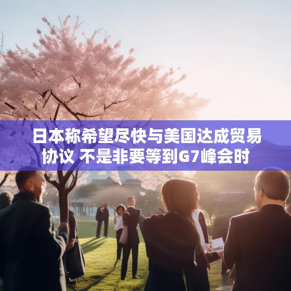 日本称希望尽快与美国达成贸易协议 不是非要等到G7峰会时
