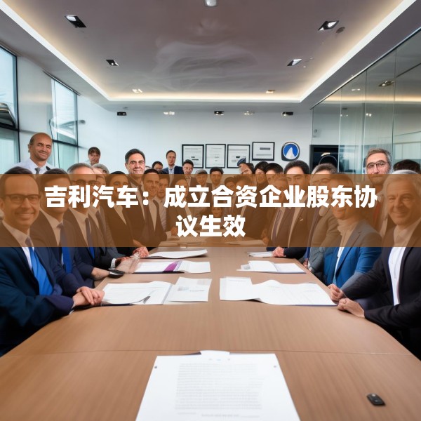 吉利汽车：成立合资企业股东协议生效