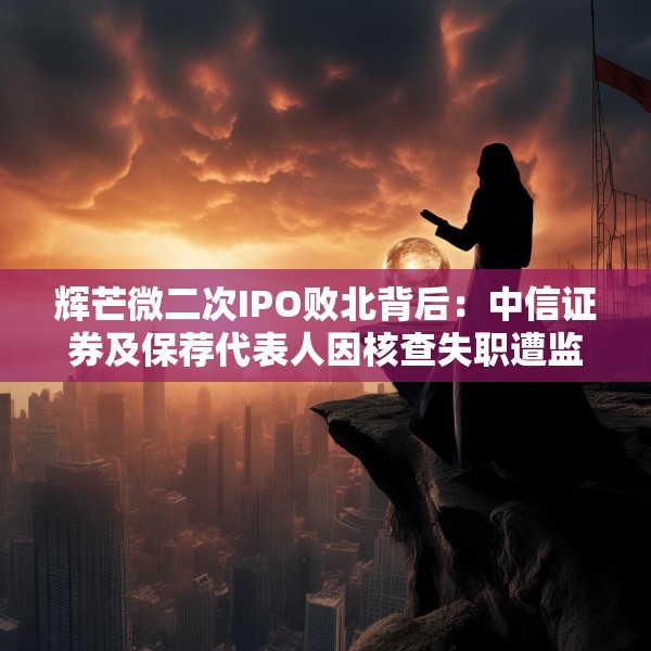 辉芒微二次IPO败北背后：中信证券及保荐代表人因核查失职遭监管措施