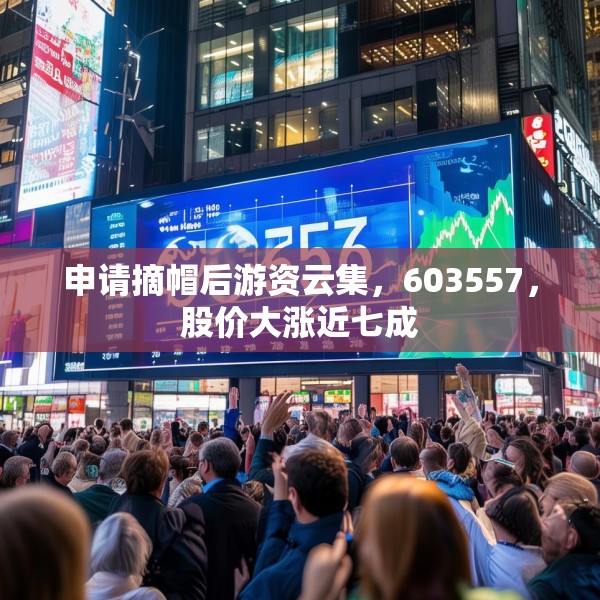 申请摘帽后游资云集，603557，股价大涨近七成