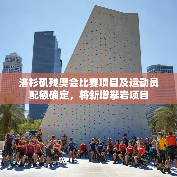 洛杉矶残奥会比赛项目及运动员配额确定，将新增攀岩项目