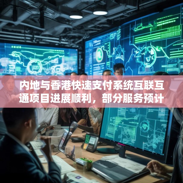 内地与香港快速支付系统互联互通项目进展顺利，部分服务预计很快推出