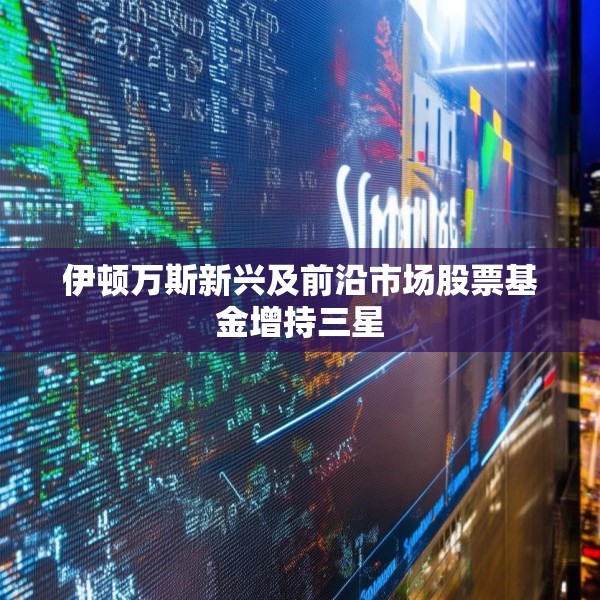 伊顿万斯新兴及前沿市场股票基金增持三星