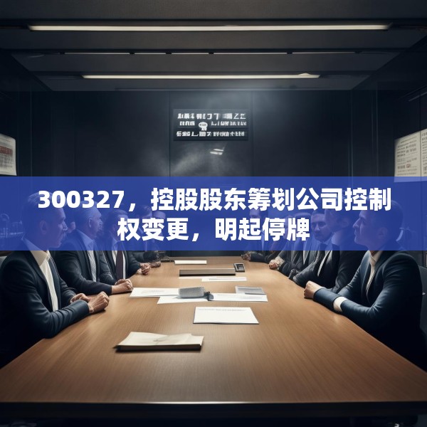 300327，控股股东筹划公司控制权变更，明起停牌