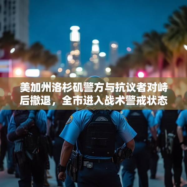 美加州洛杉矶警方与抗议者对峙后撤退，全市进入战术警戒状态