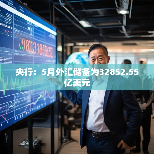 央行：5月外汇储备为32852.55亿美元