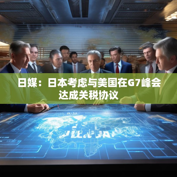 日媒：日本考虑与美国在G7峰会达成关税协议