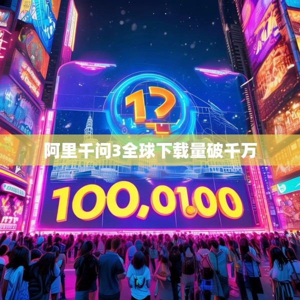 阿里千问3全球下载量破千万