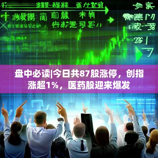 盘中必读|今日共87股涨停，创指涨超1%，医药股迎来爆发