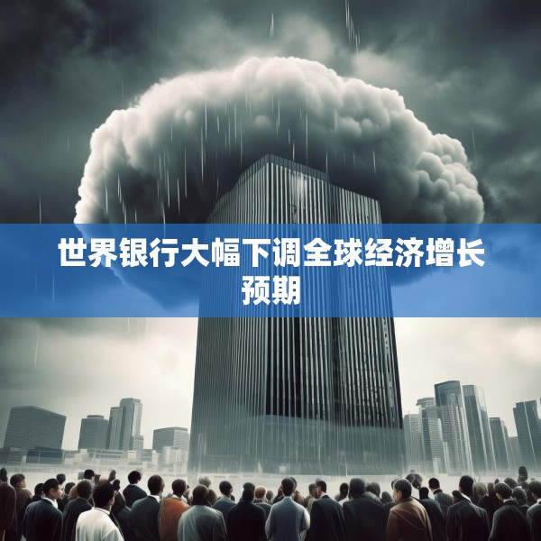 世界银行大幅下调全球经济增长预期