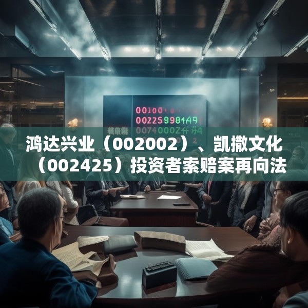 鸿达兴业（002002）、凯撒文化（002425）投资者索赔案再向法院提交立案