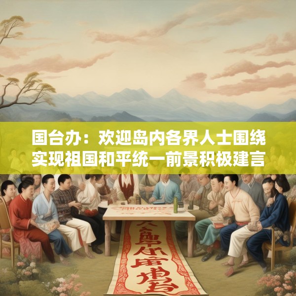 国台办：欢迎岛内各界人士围绕实现祖国和平统一前景积极建言献策