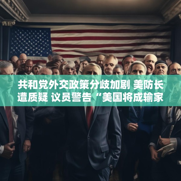 共和党外交政策分歧加剧 美防长遭质疑 议员警告“美国将成输家”