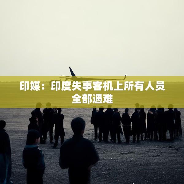 印媒：印度失事客机上所有人员全部遇难